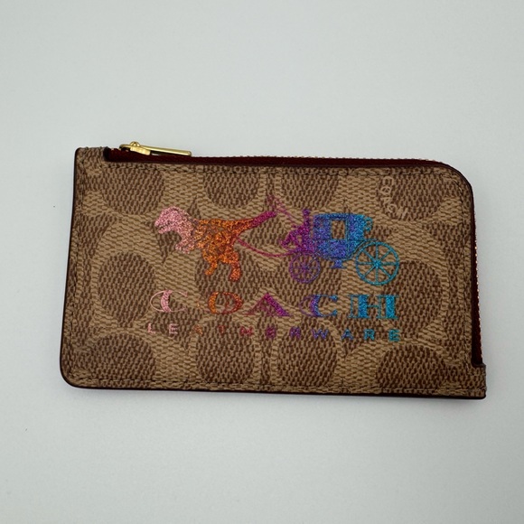 Coach Bags Coach Rexy Carriage Zip Card Case Wallet Poshmark